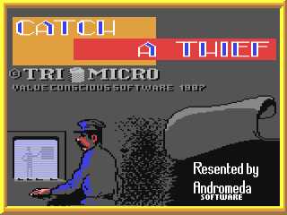 Catch a Thief & Souls Of Darkon title screen for Commodore 64
